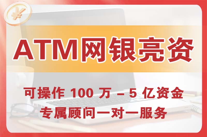 大鹏ATM机、网银亮资显账